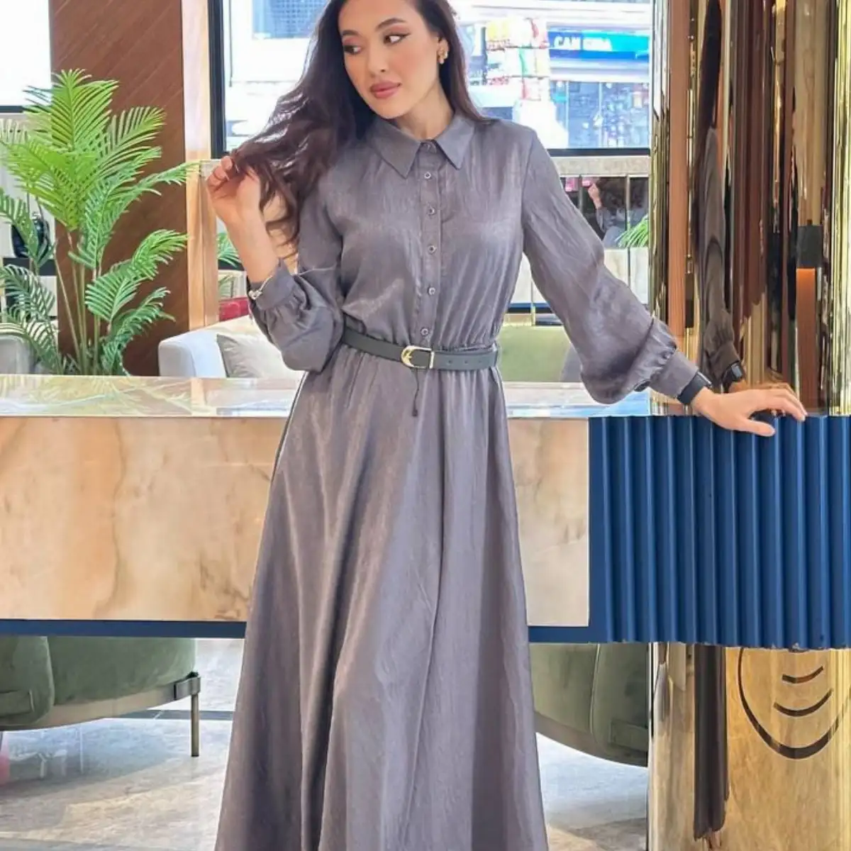 Robe gris été toute  les taille