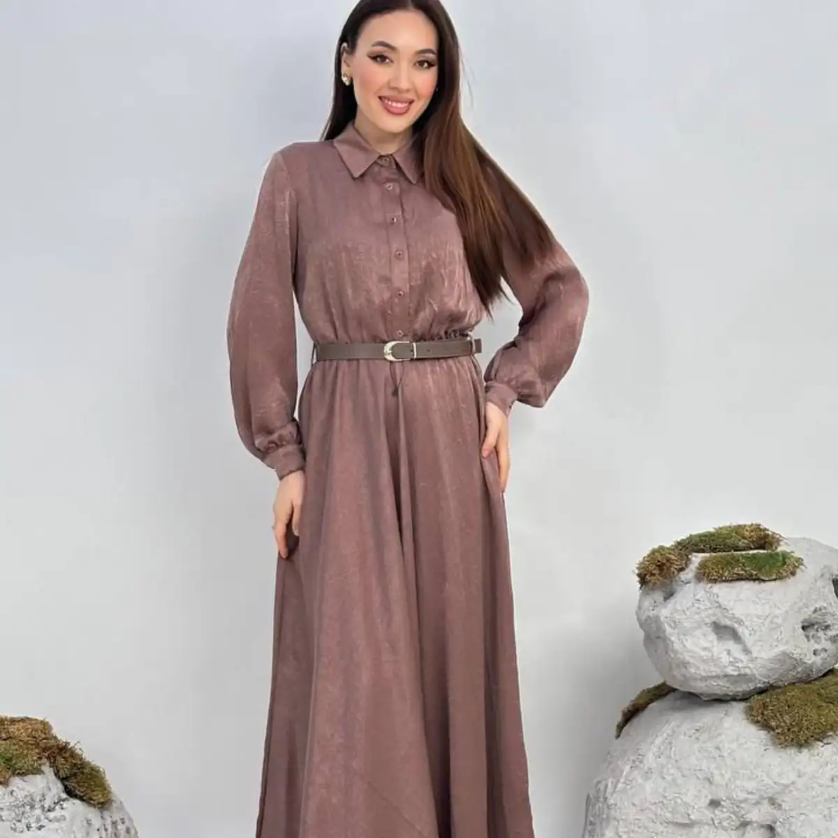 Robe été marron